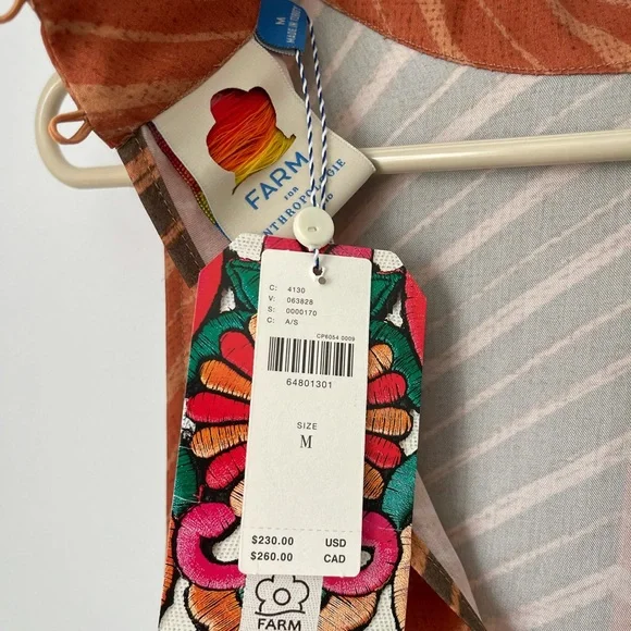 NWT ANTHROPOLOGIE Farm Rio halter maxi dress Size M - Picture 6 of 10